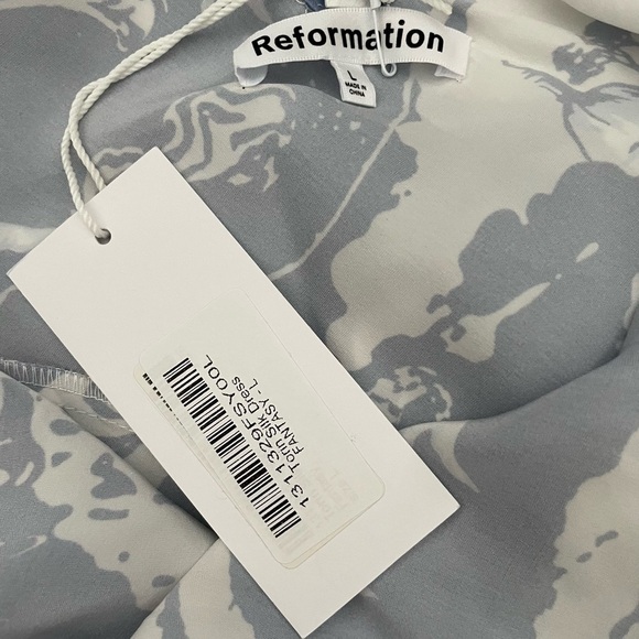 Reformation Torin Silk Dress maxi NWT - Picture 6 of 8